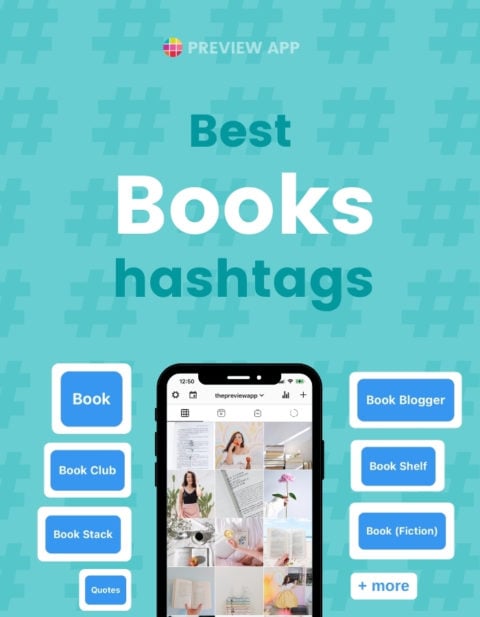 best hashtags for book reviews