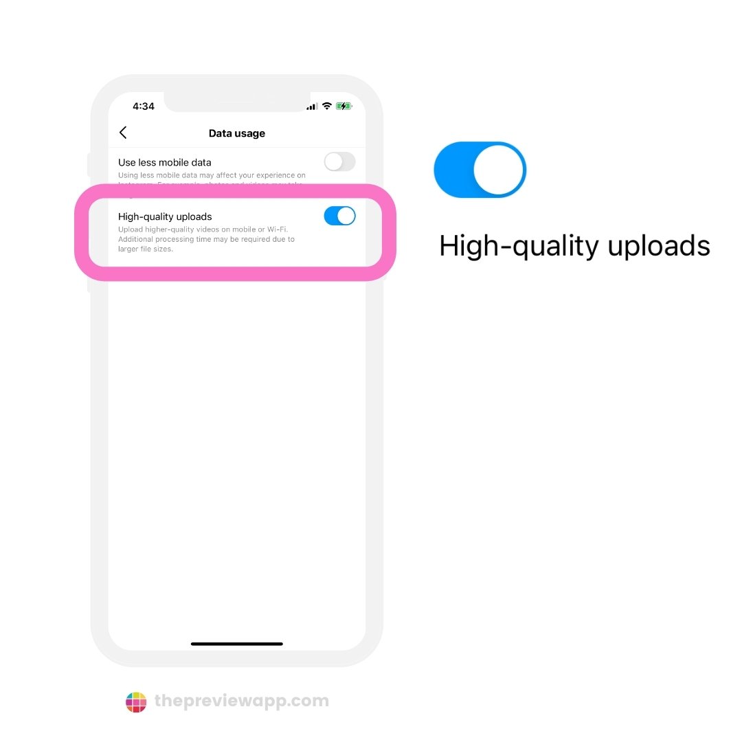 How to upload high quality photos and videos on Instagram