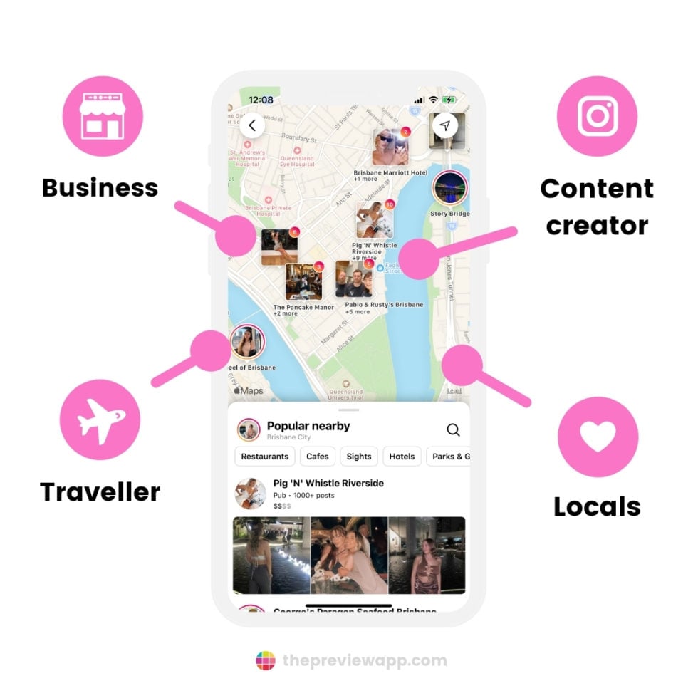 create travel map for instagram