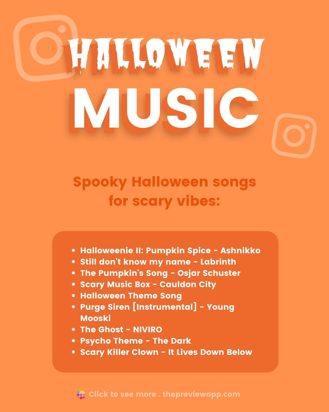 halloween instagram content ideas