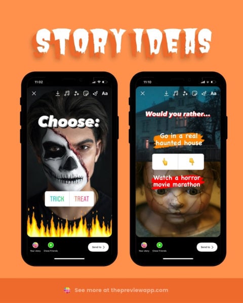 30+ Unique Halloween Instagram Content Ideas (Posts, Stories & Reels)