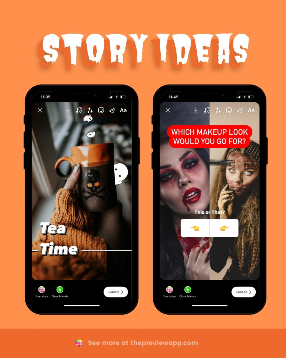 30+ Unique Halloween Instagram Content Ideas (Posts, Stories & Reels)