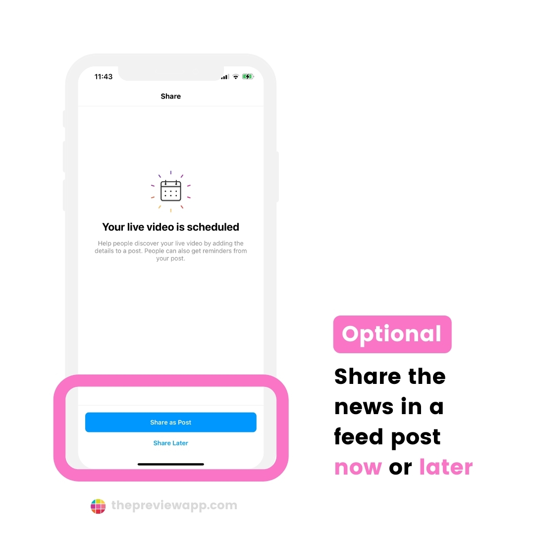 How to Post an Instagram Live Reminder in your Feed? (All Explained)