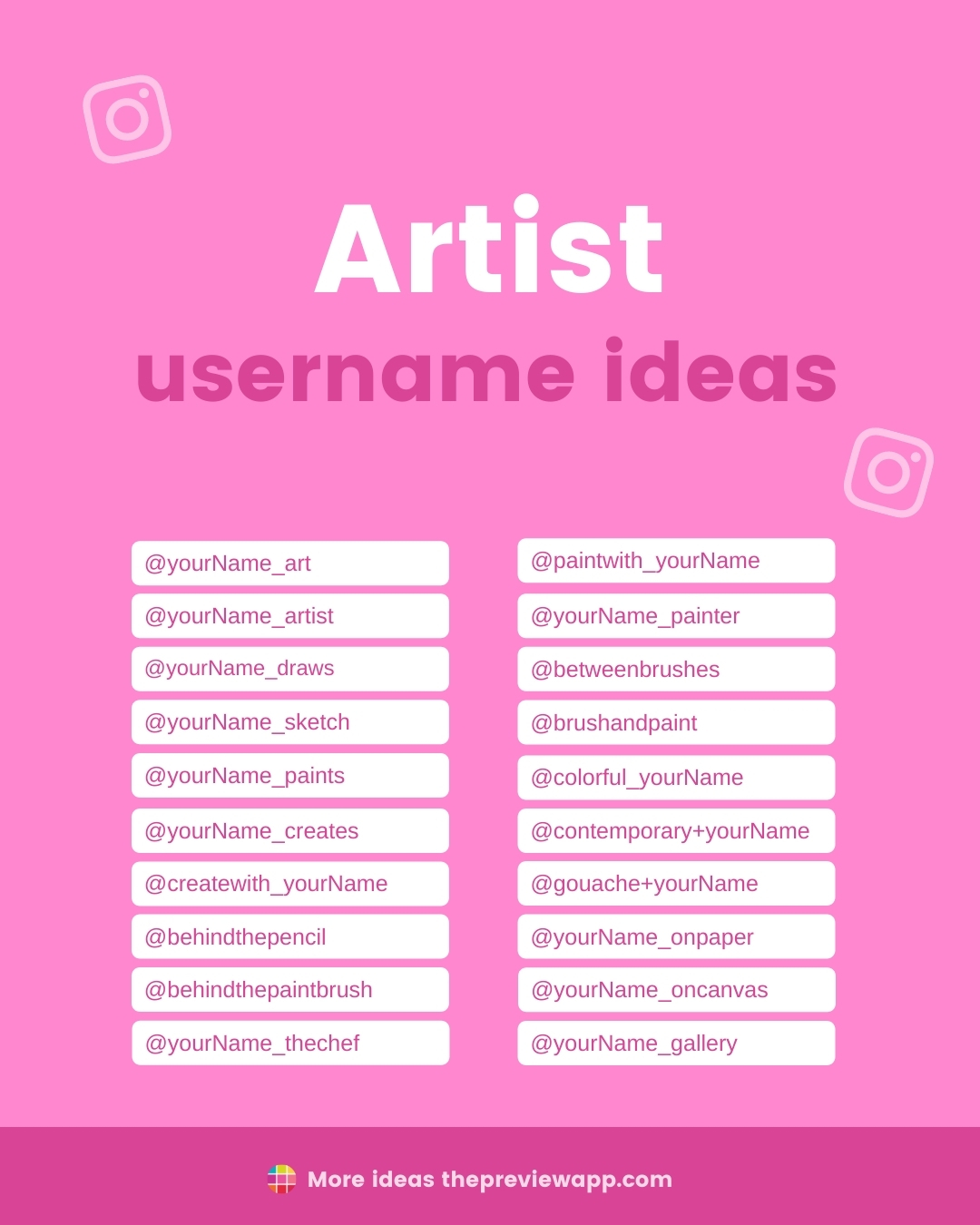  150 Instagram Username Ideas Must Have List 2021 