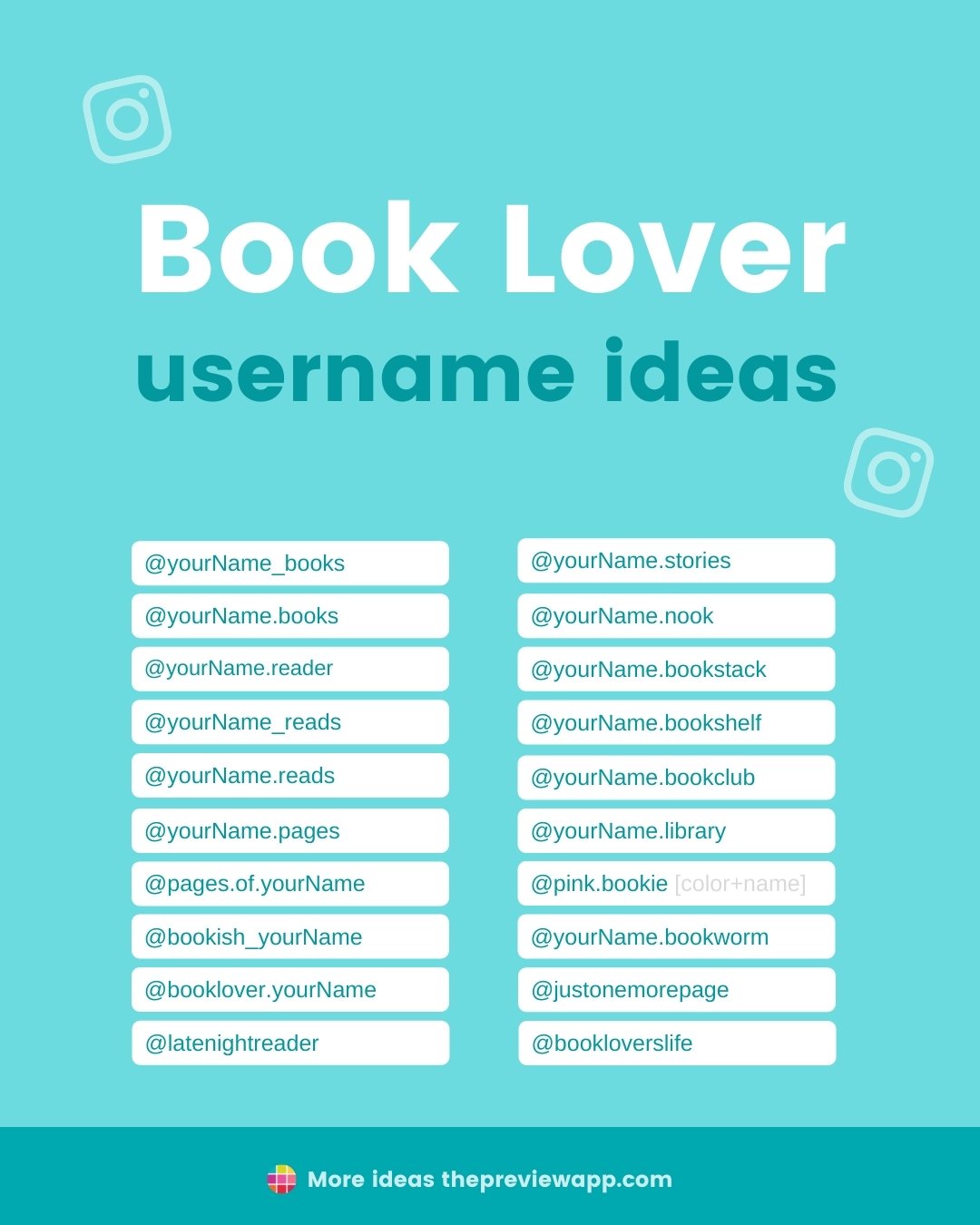 Instagram Names Ideas For Girls