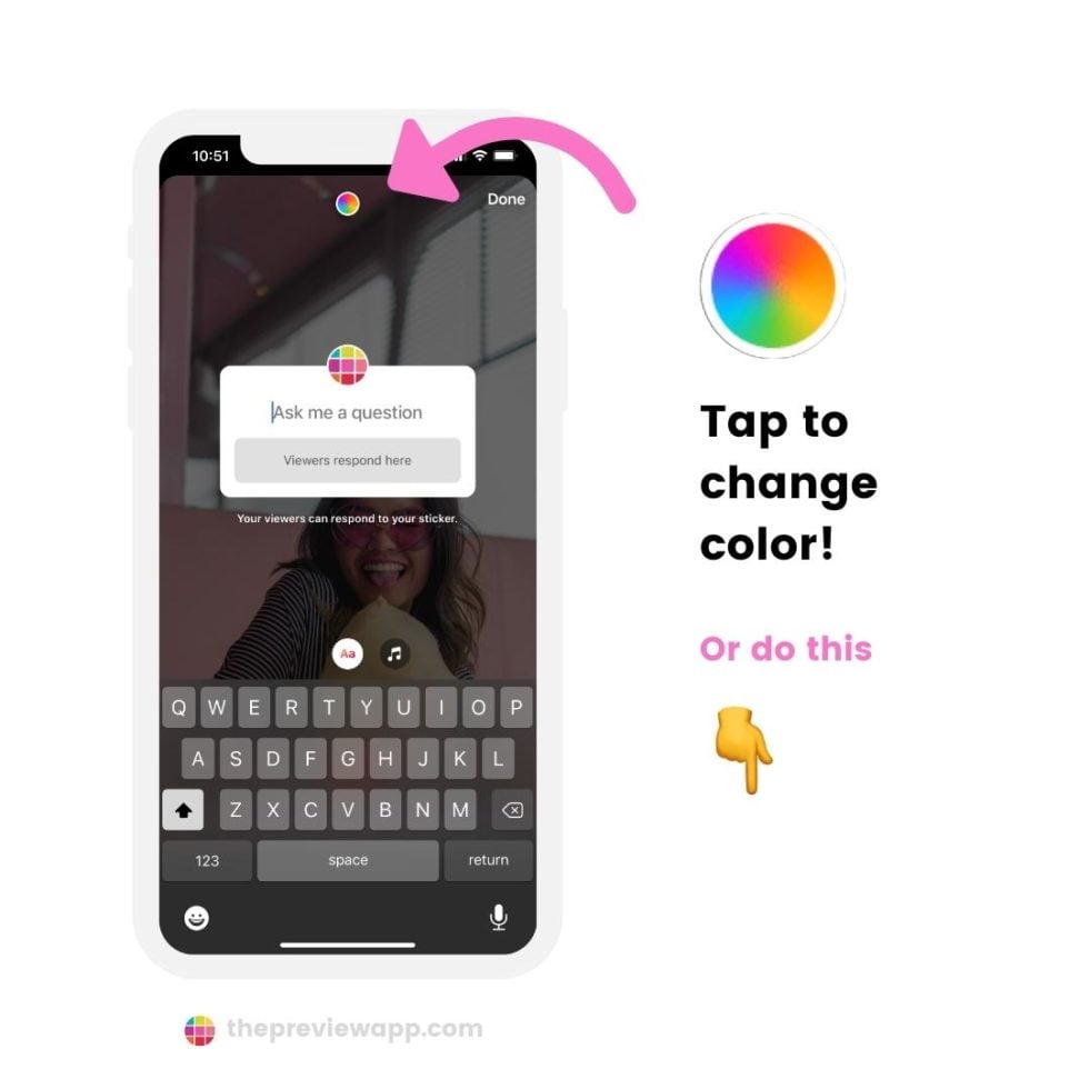 How to Change Question Box Color on Instagram Story (2 TRICKS)
