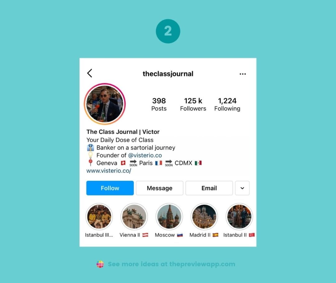 how to write education in instagram bio