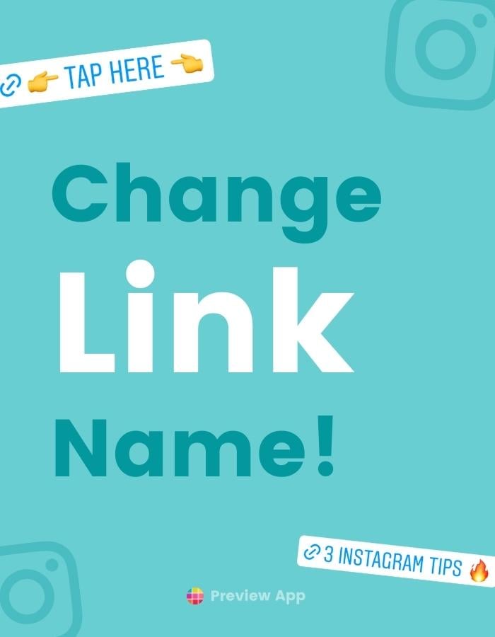 link sticker text