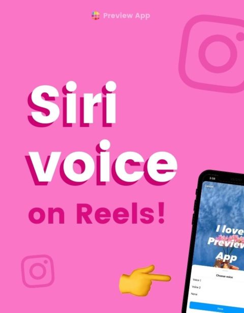 how to add siri voice to reels