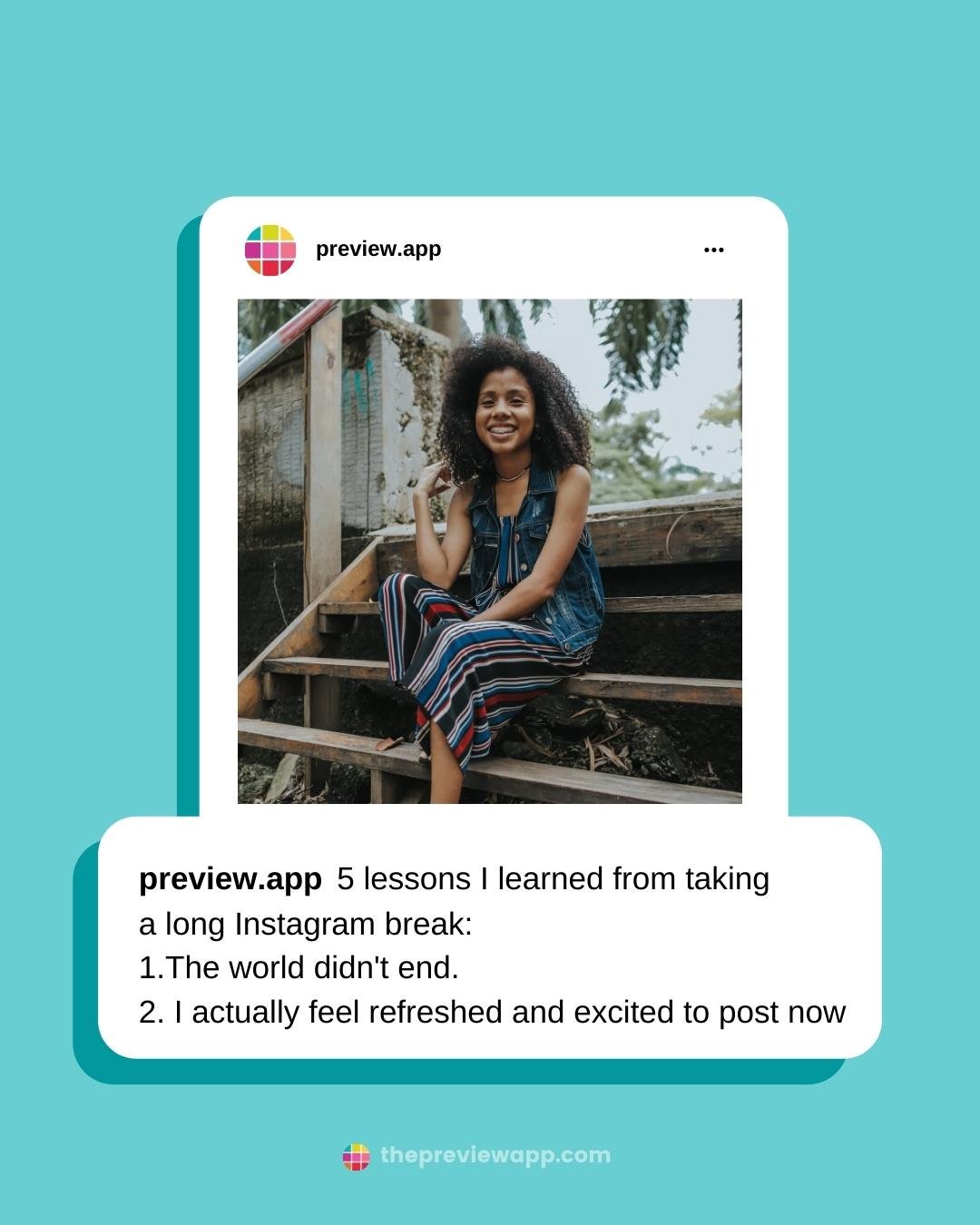 8 Favorite Captions & Post ideas after taking an Instagram break