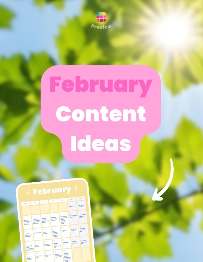 28 February Instagram post ideas (with captions, hashtags and scheduling tip)