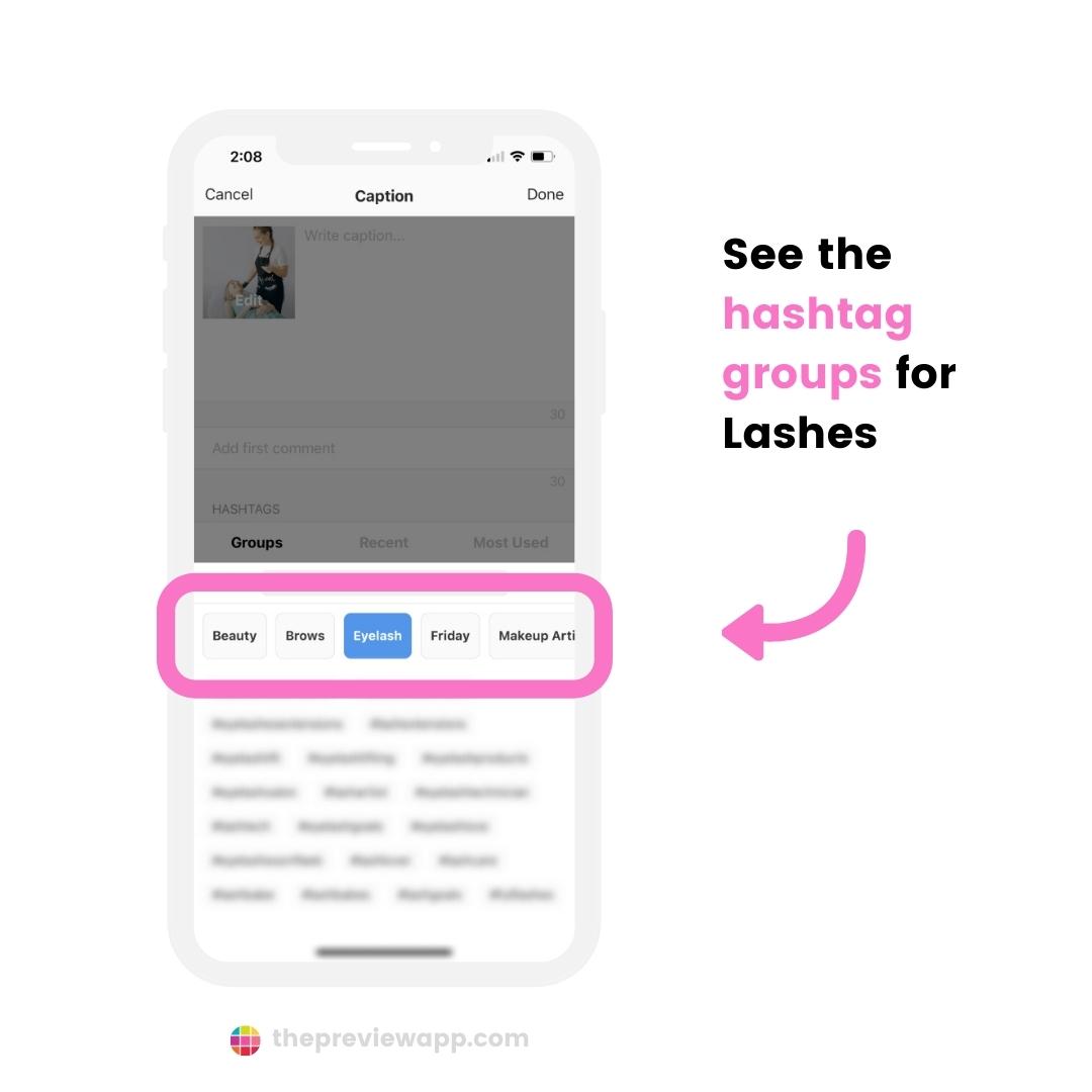 Instagram hashtags for eyelashes