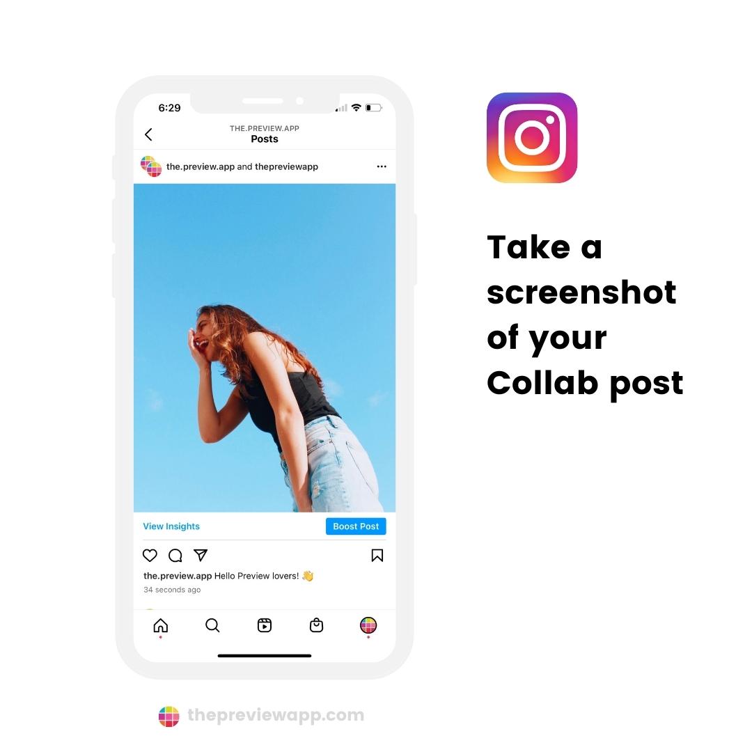 How to See your Posted Collab Instagram Posts in Preview