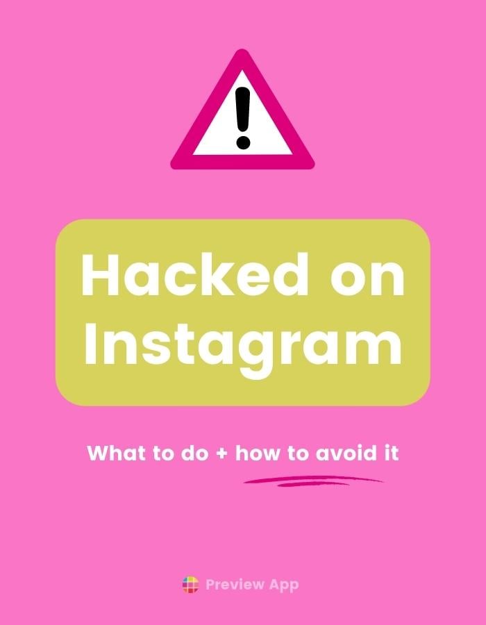 hacked on instagram