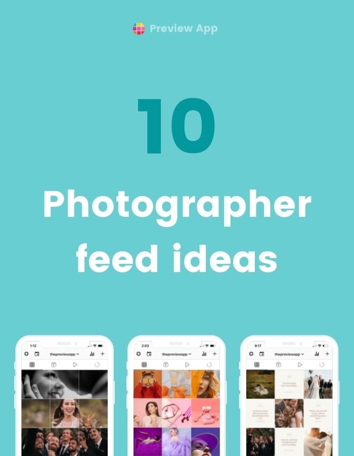 instagram feed ideas for photographers