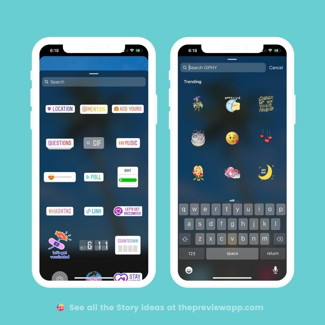 instagram story stickers