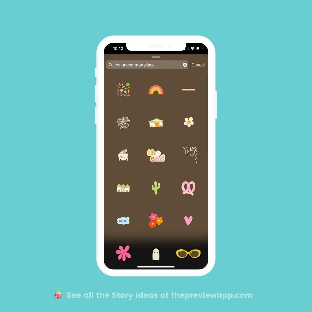 Cute insta deals story stickers