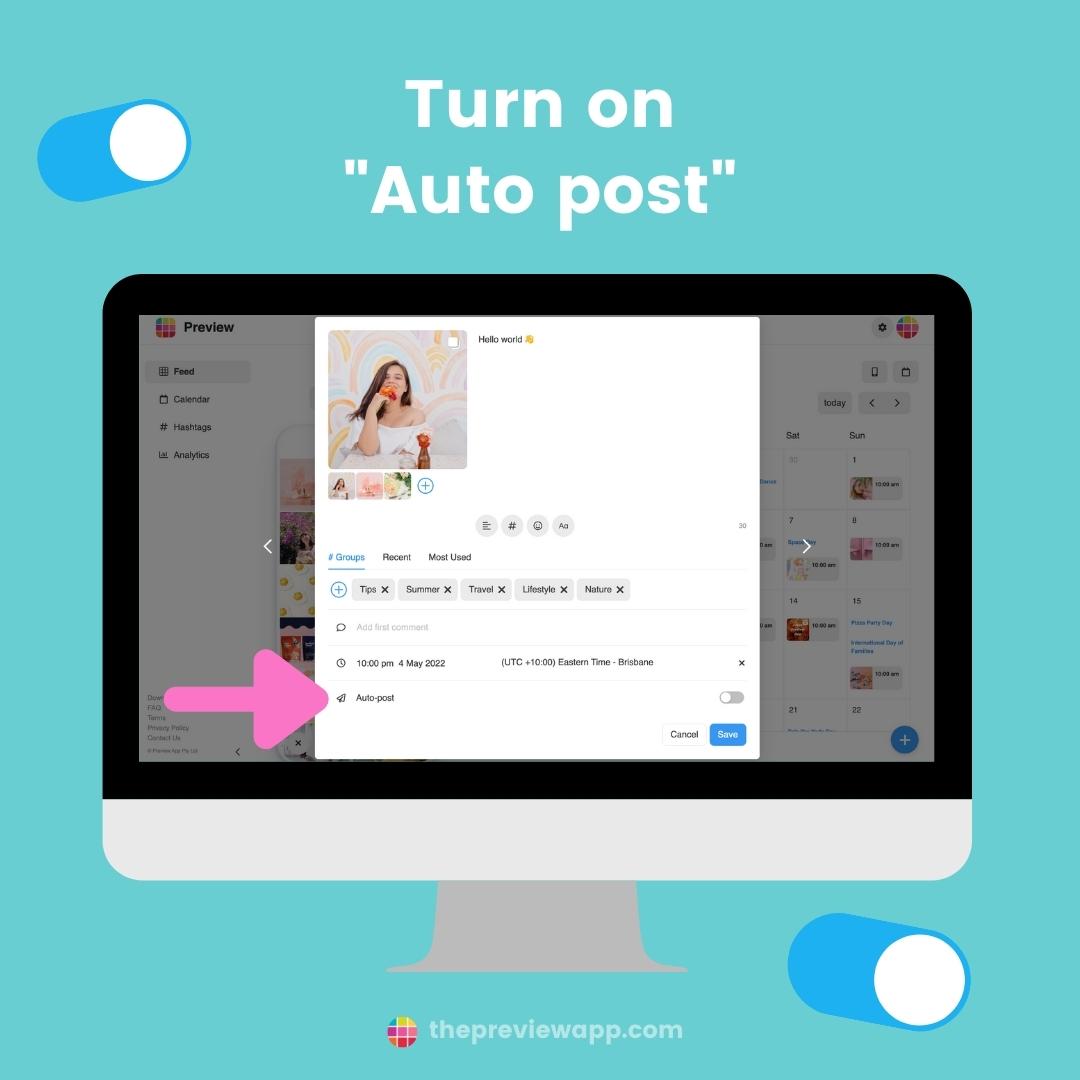 Auto post Instagram carousel albums with Preview App