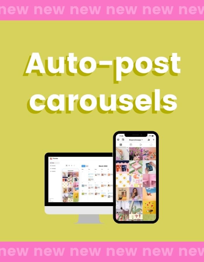 How to auto-post Instagram carousels with Preview App (Phone & Desktop)