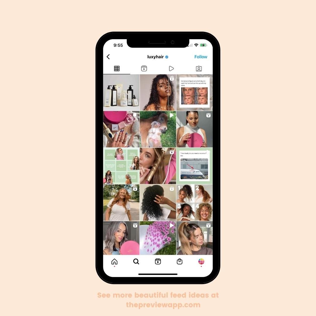 instagram feed ideas for hairstylist