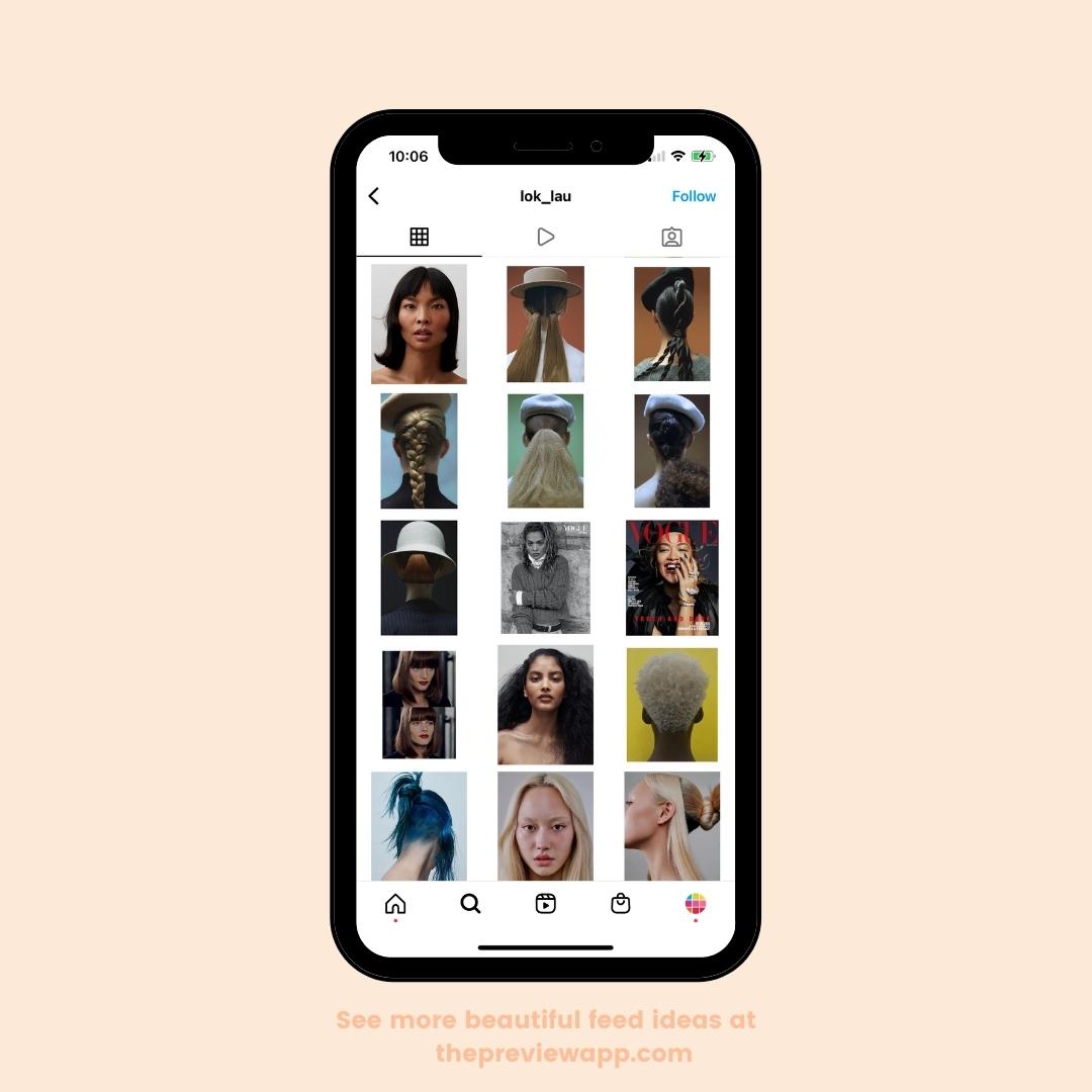 instagram feed ideas for hairstylist