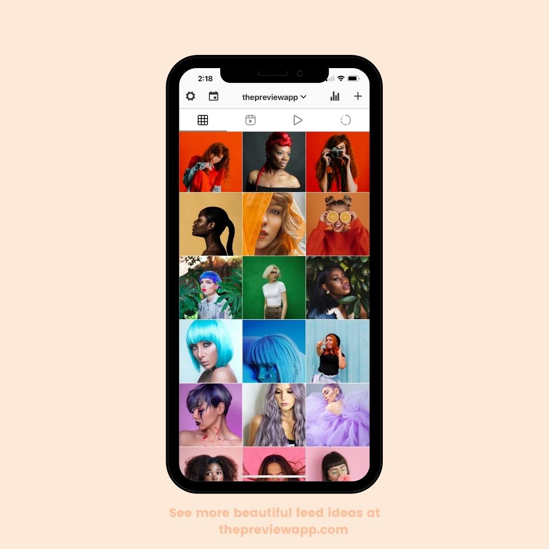 instagram feed ideas for hairstylist