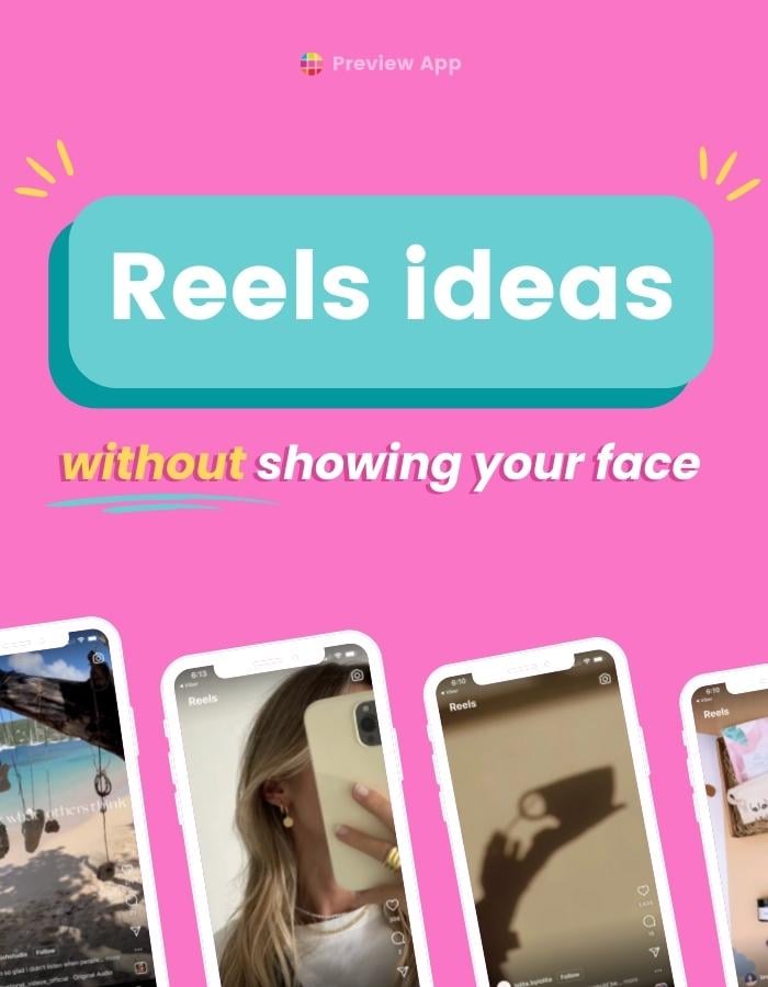 Instagram Reels ideas without showing face
