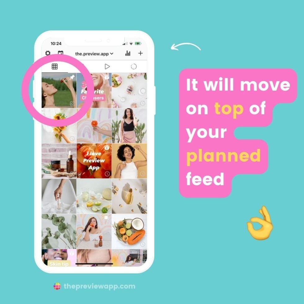 How To Pin (and Unpin) Posts - On Instagram & Preview App!