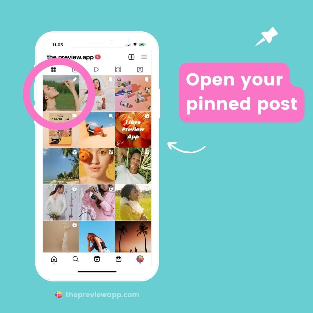 pin instagram posts