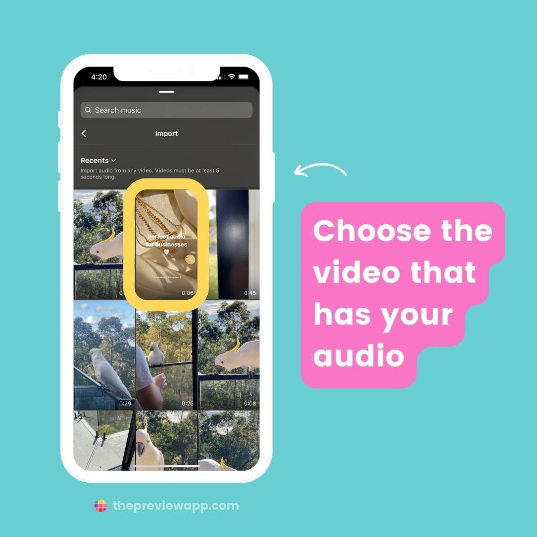 upload your own audio