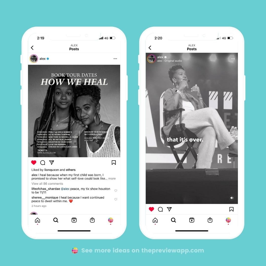 instagram feed ideas