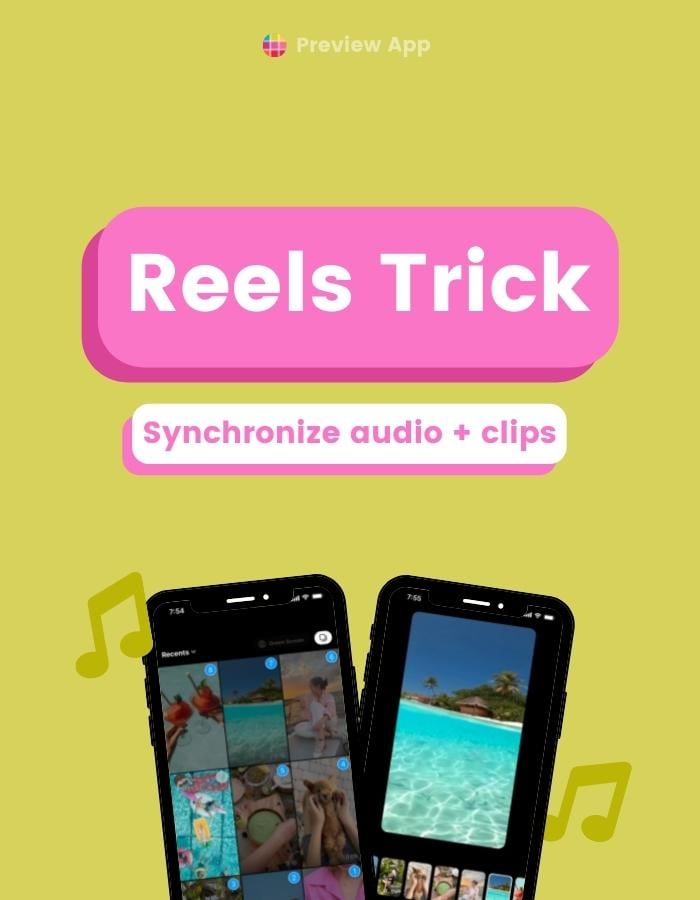 synchronize reels audio