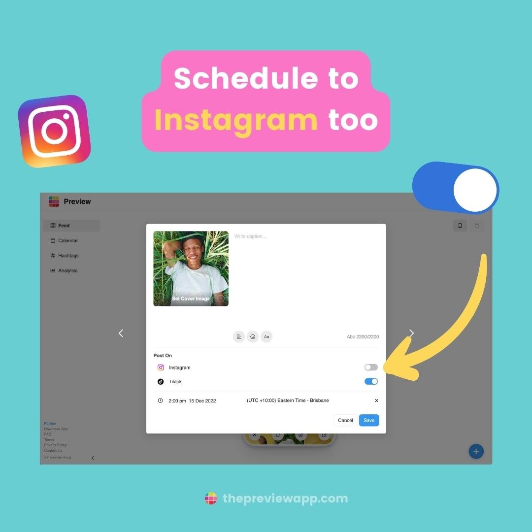 How to Schedule TikTok posts with Preview (Phone & Computer)