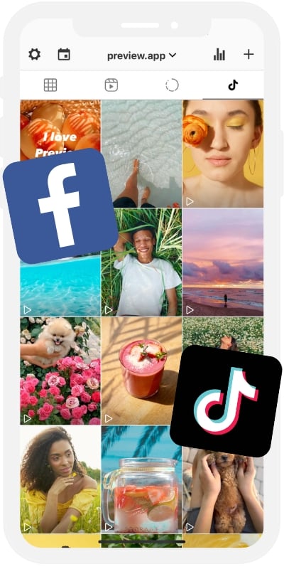 Preview Instagram feed planner and scheduling app