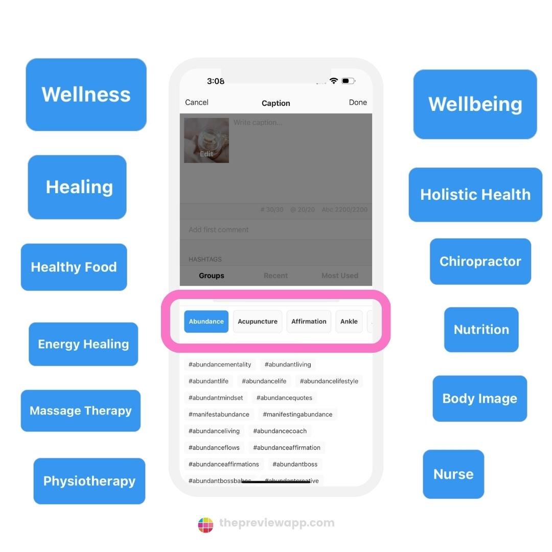 instagram hashtags for health and wellness