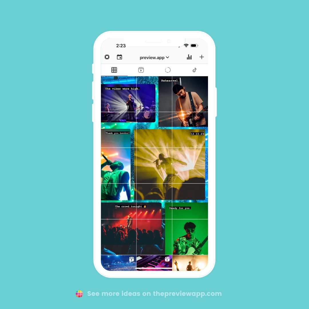 instagram feed ideas for musicians