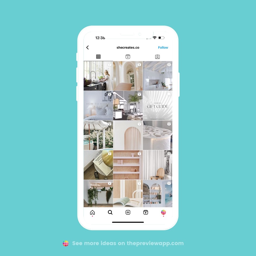 instagram feed ideas for interior designer