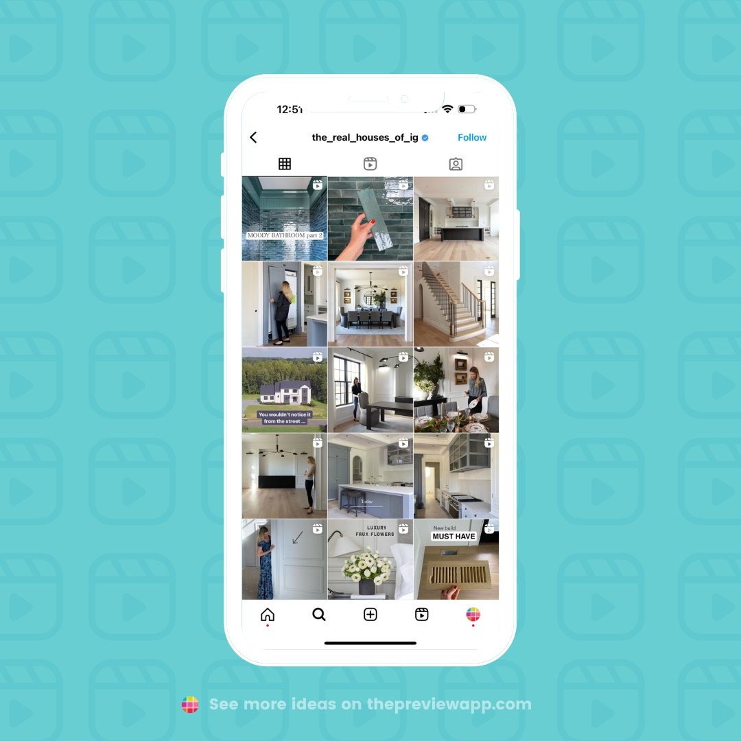 instagram feed ideas for interior designer