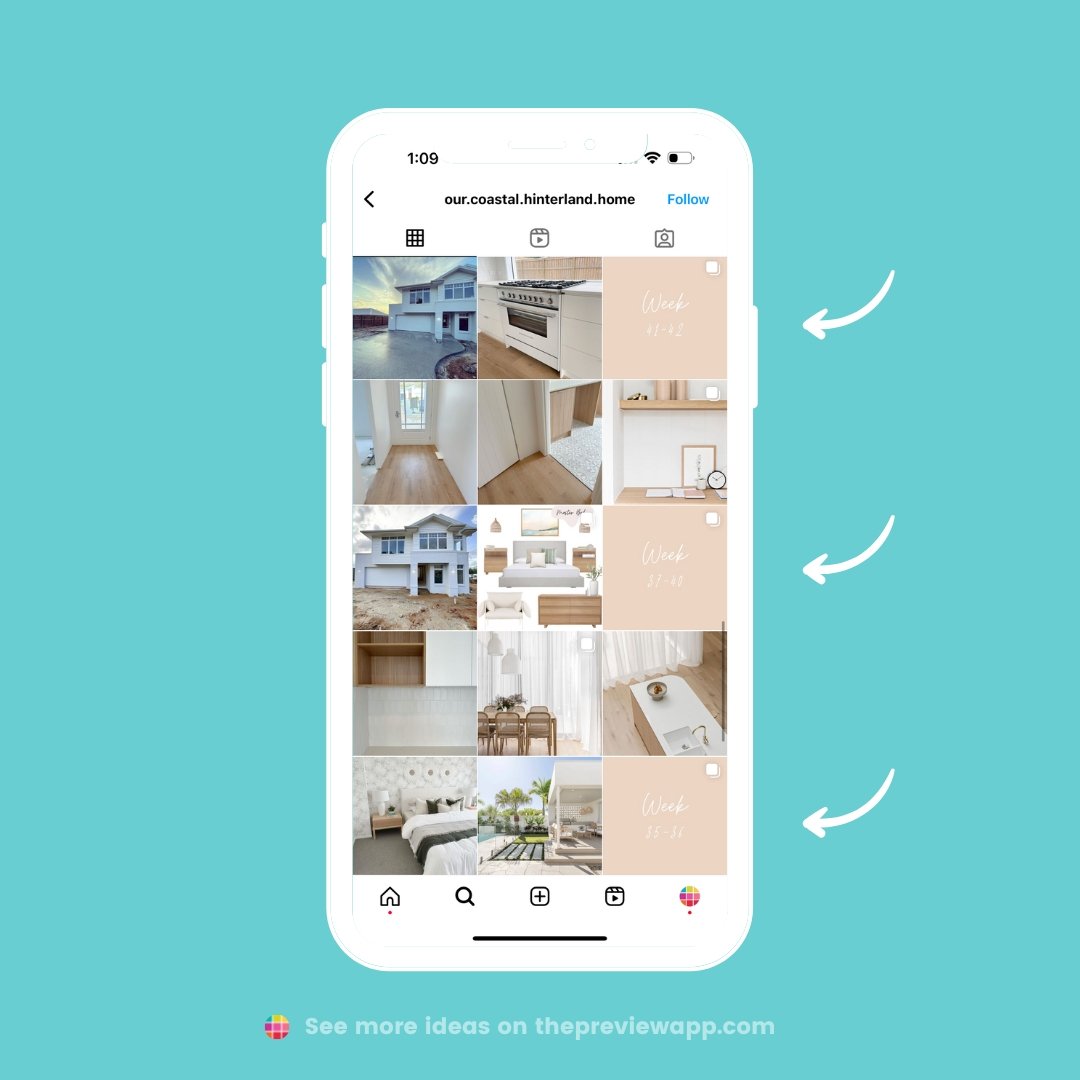 instagram feed ideas for interior designer