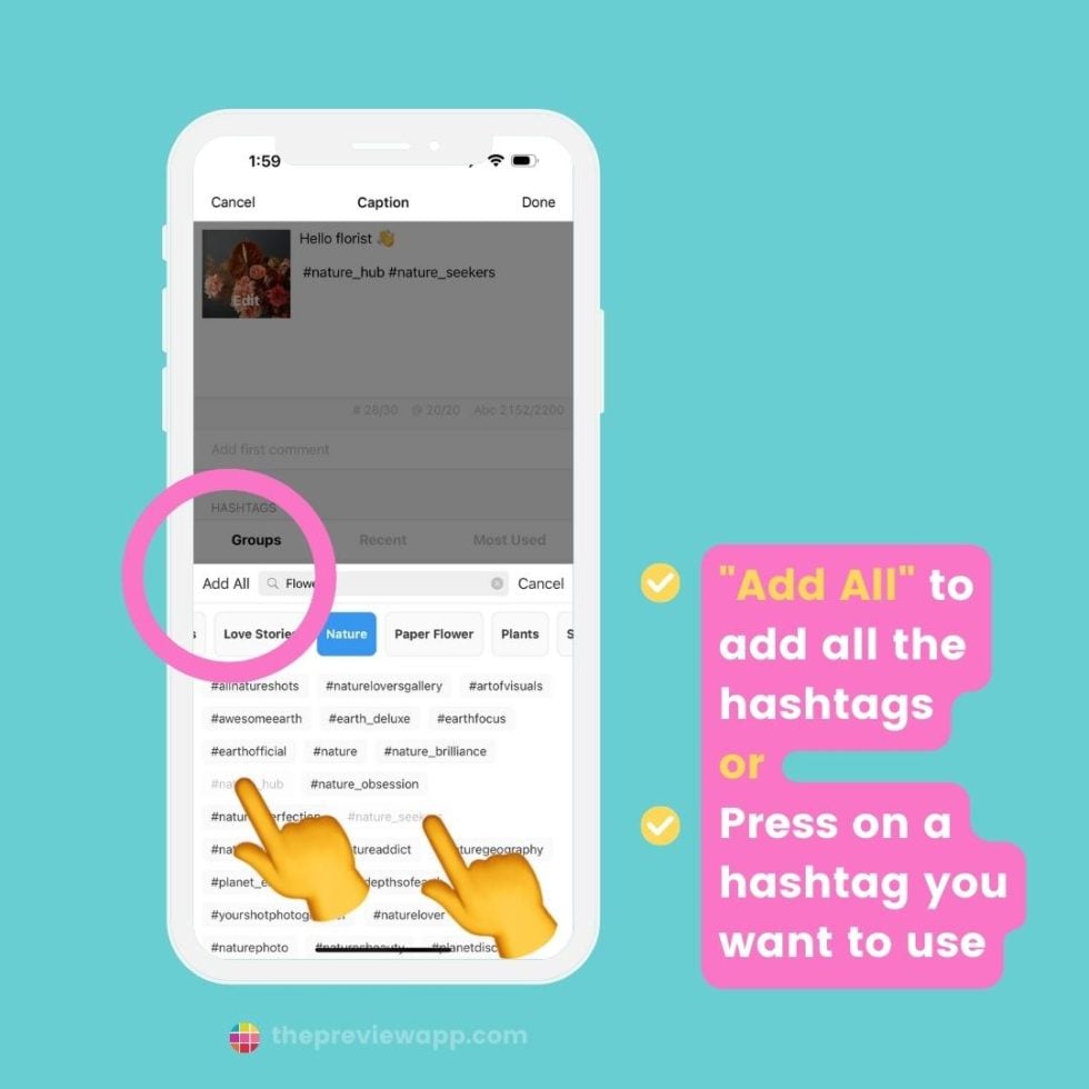 Best Instagram Hashtags for Florists (Hashtag Strategy done)