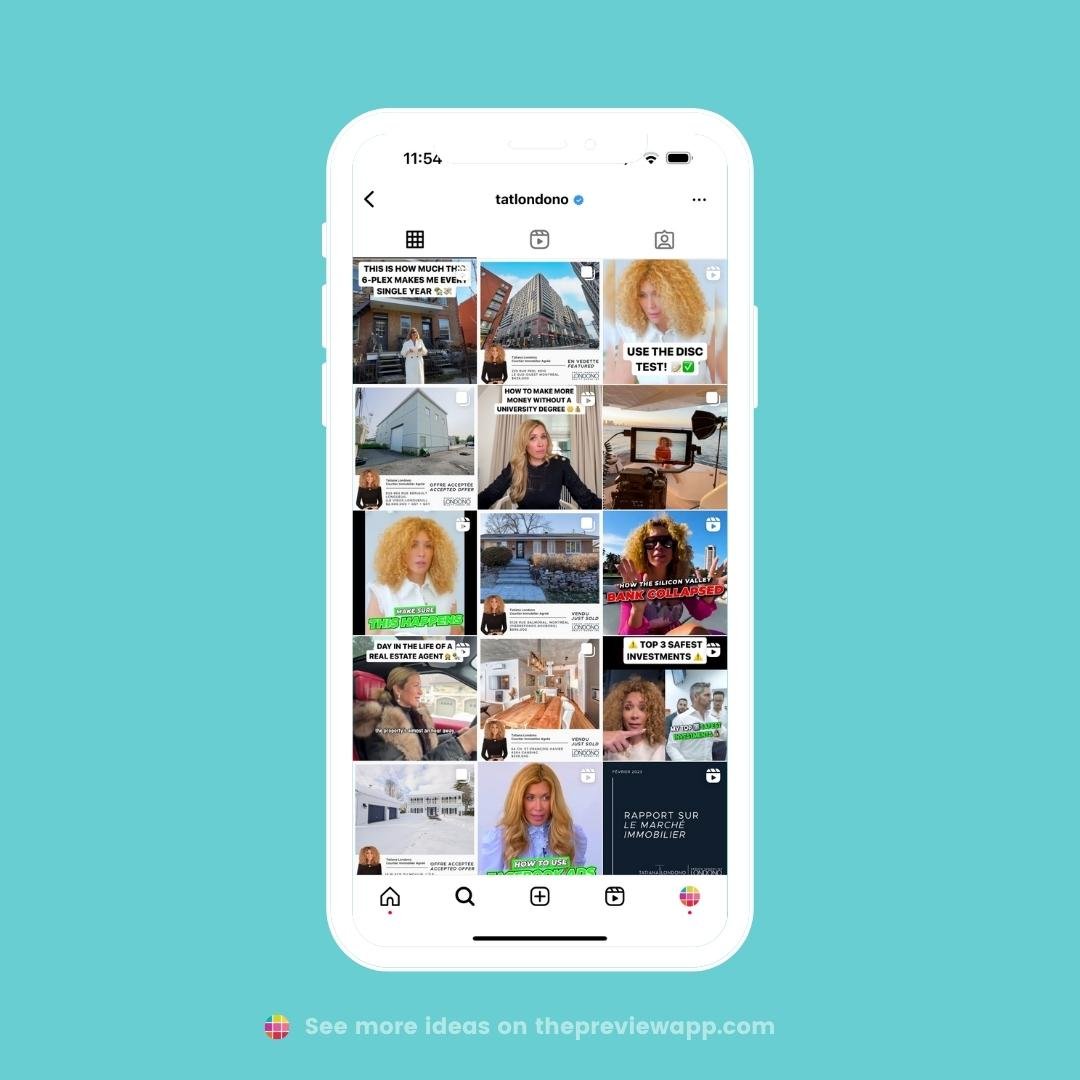 instagram feed ideas for real estate