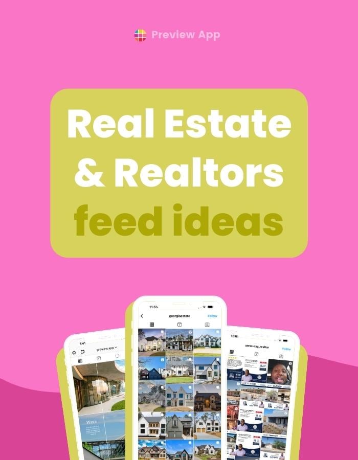 instagram feed ideas for real estate