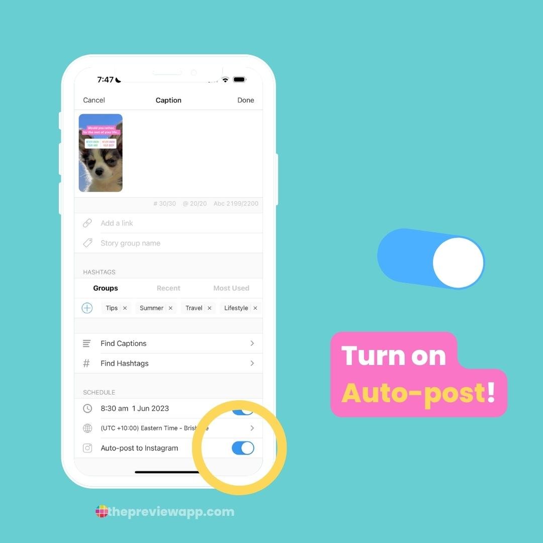 auto post instagram stories