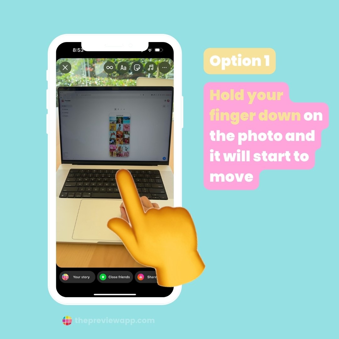 Make photo move on Instagram