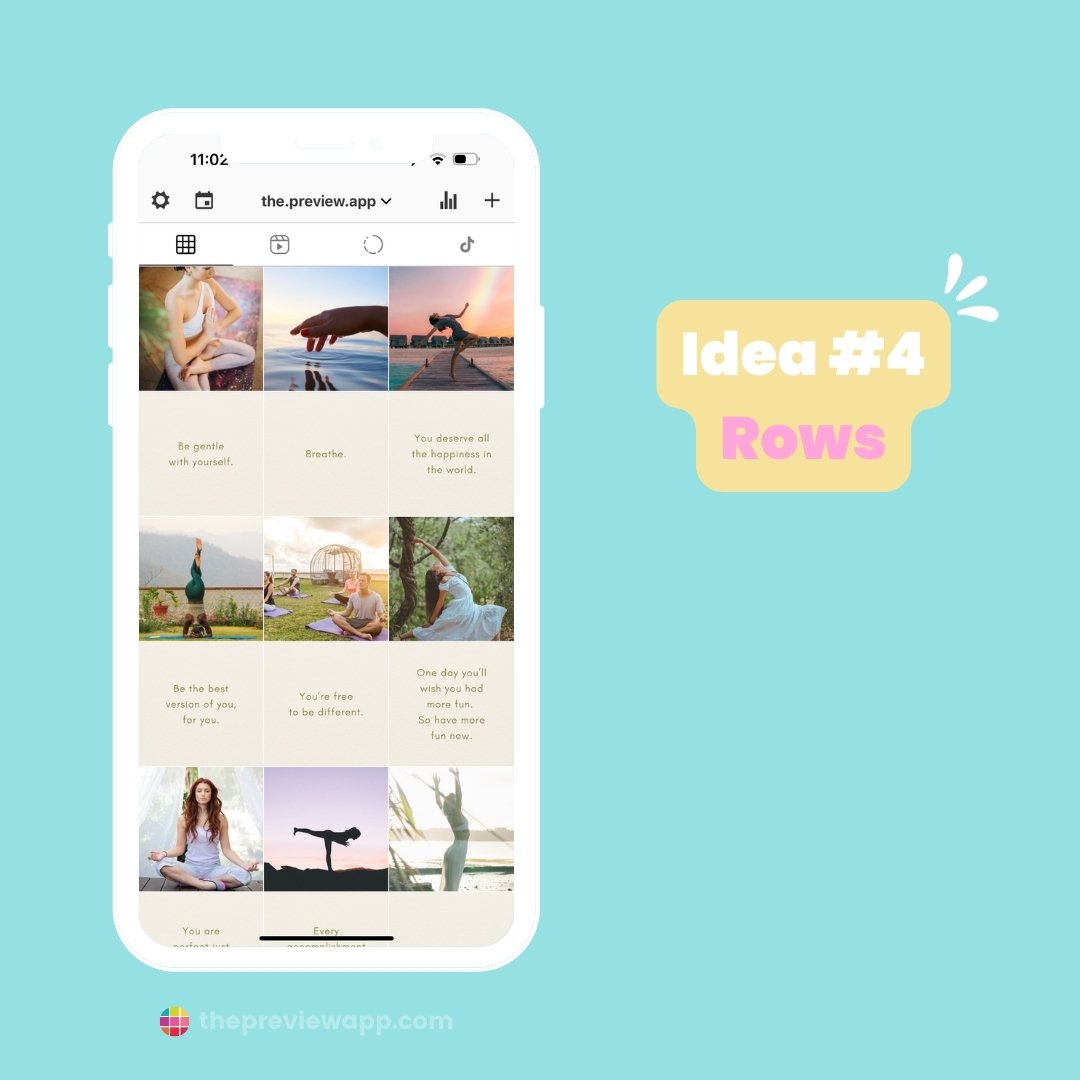 instagram feed ideas for yoga