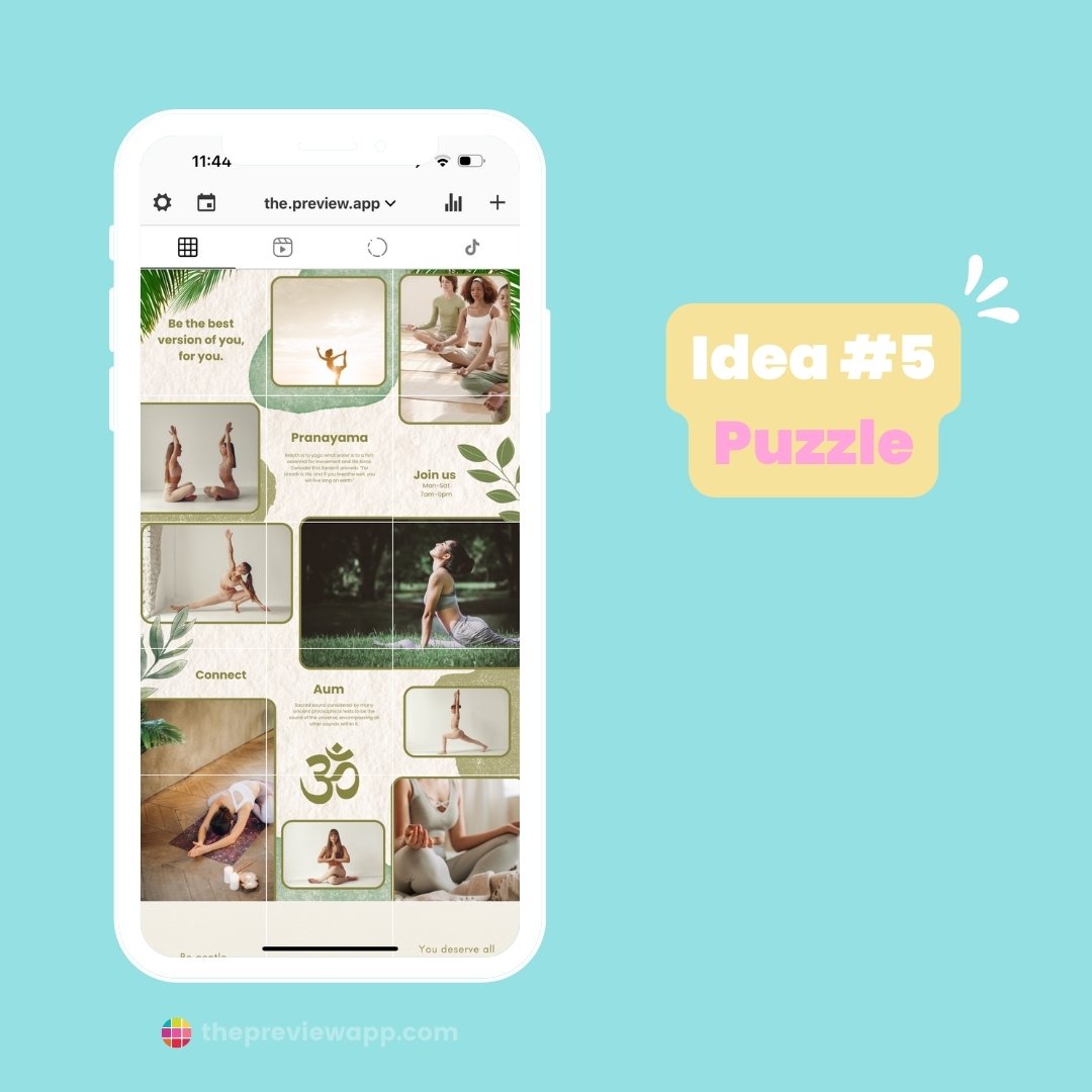 instagram feed ideas for yoga