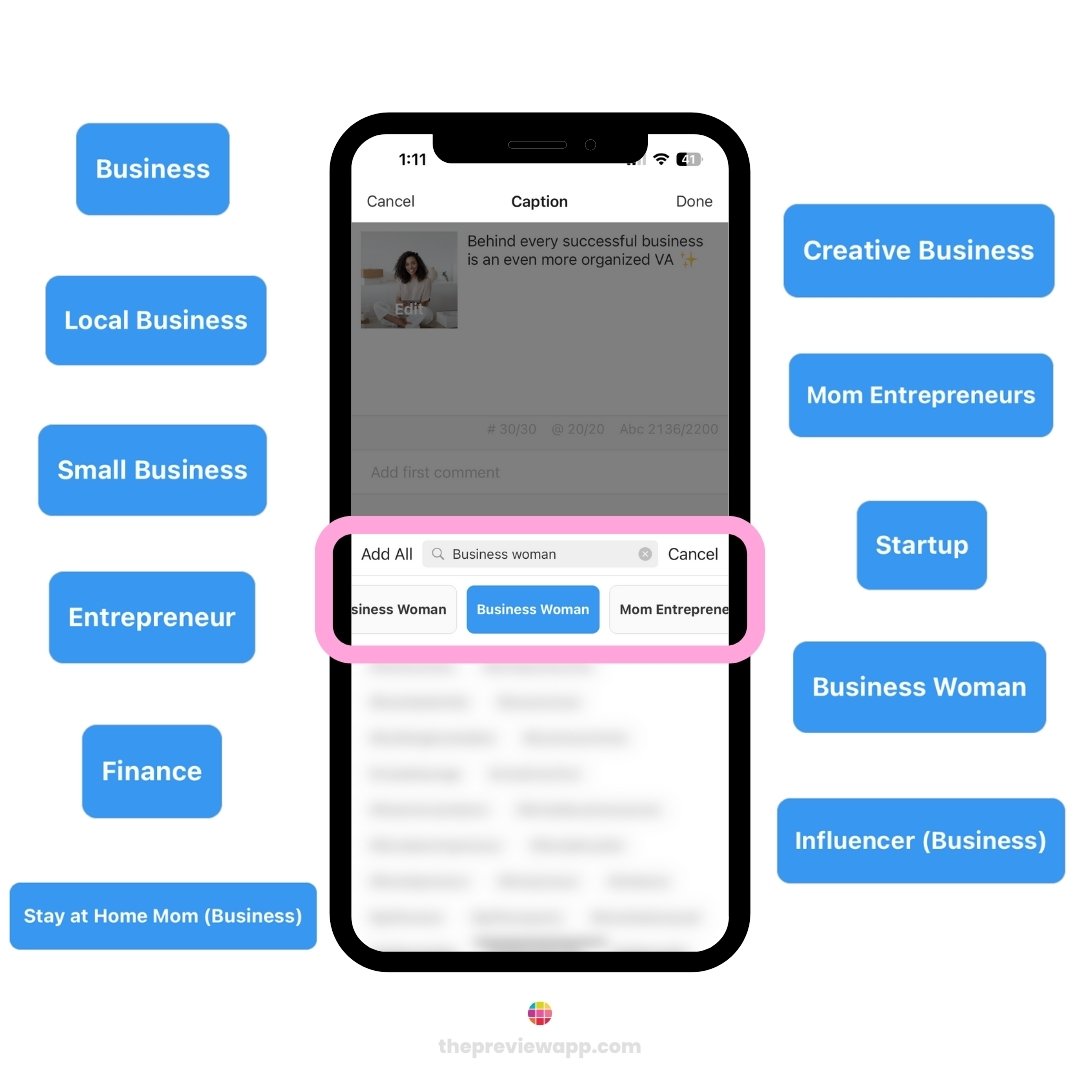 Instagram hashtags virtual assistants