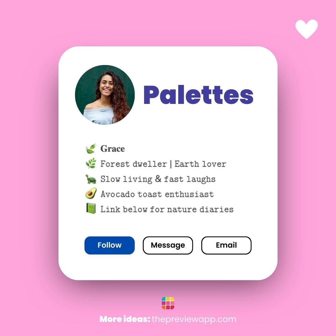 Aesthetic Instagram Bio Ideas For Color Palettes