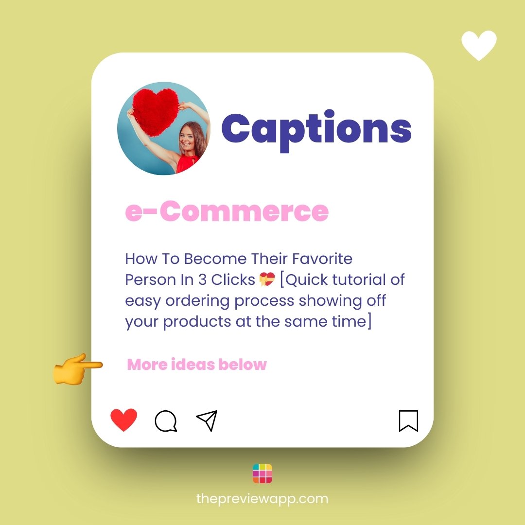 valentine's day Instagram captions for business