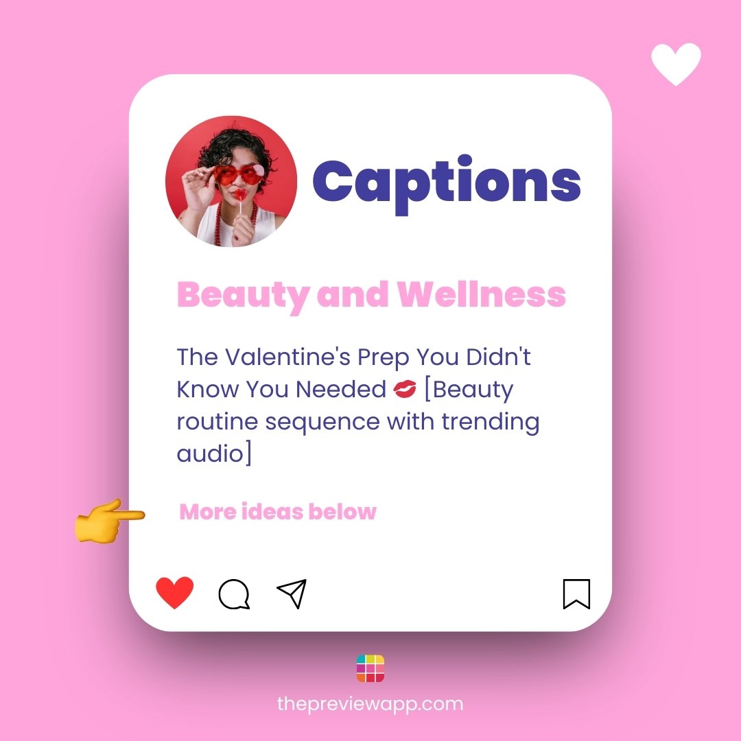 valentine's day Instagram captions for business